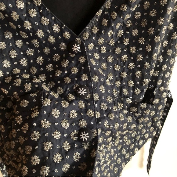 THE HALSEY COLLECTION Large Beaded Vest (vintage) - Picture 4 of 9